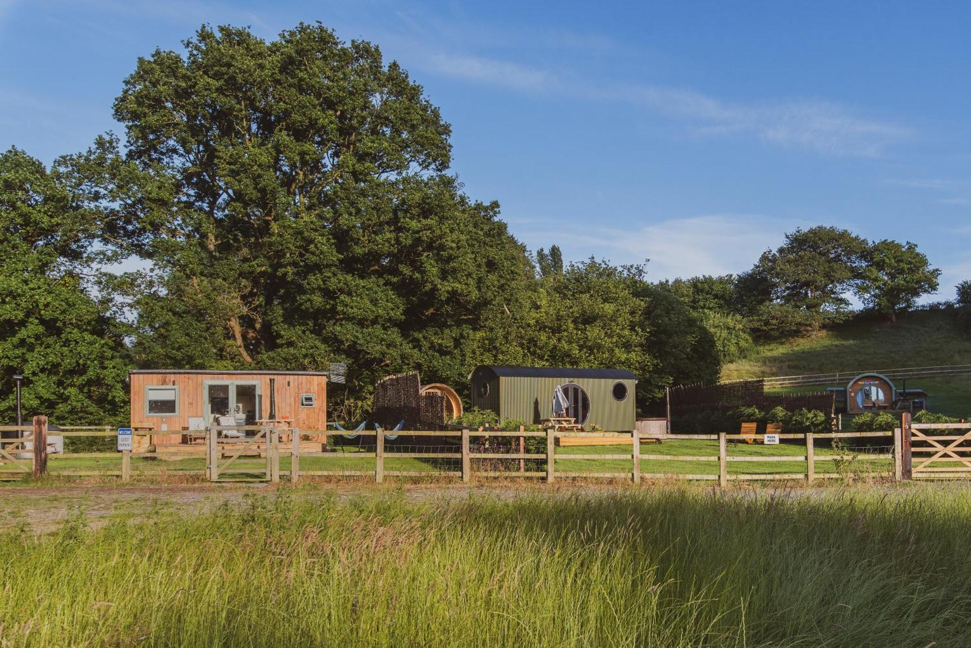 Corsley The Hideaway At Hiddenwood Glamping酒店 外观 照片